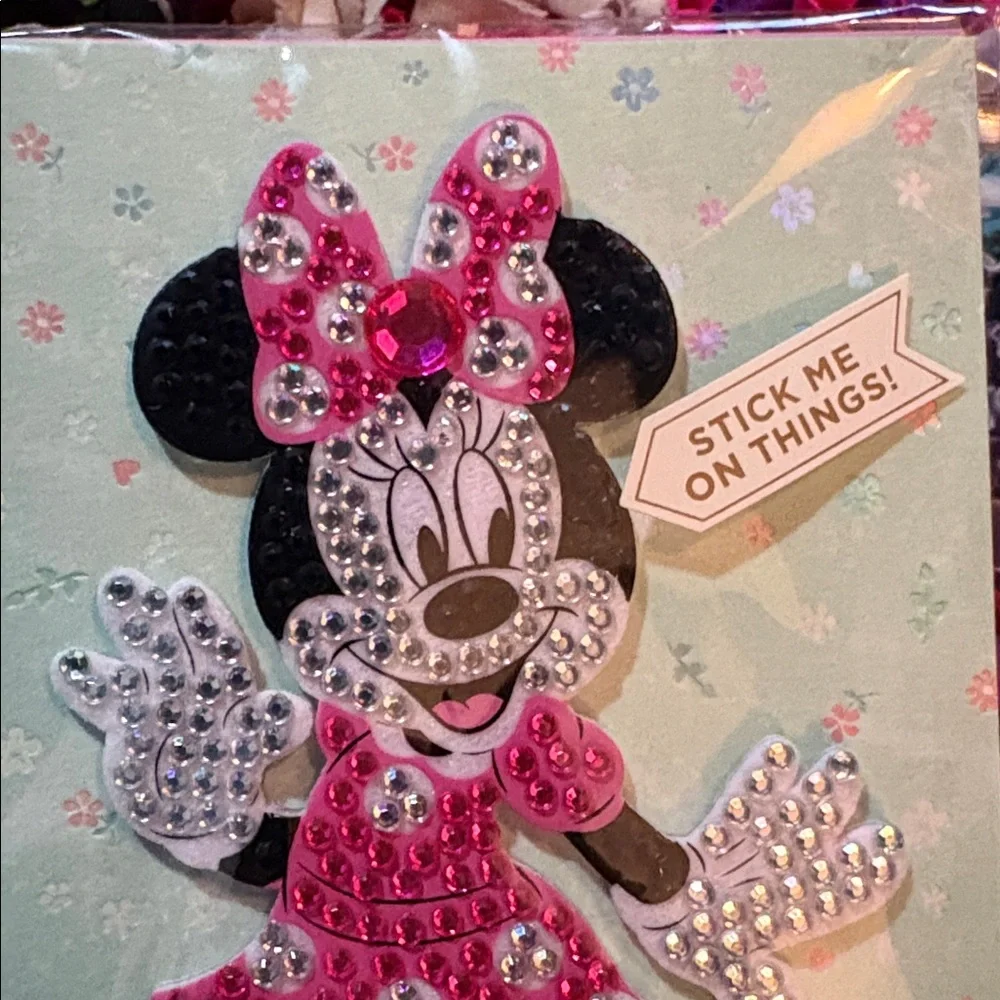 🆕American Greetings-Papyrus ‘Disney’ Birthday Card With Stick On Patch